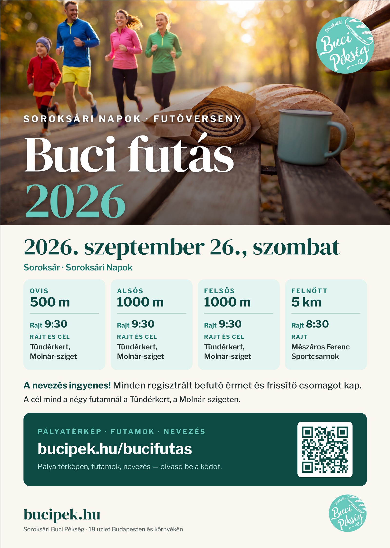 BUCI FUTÁS 2026